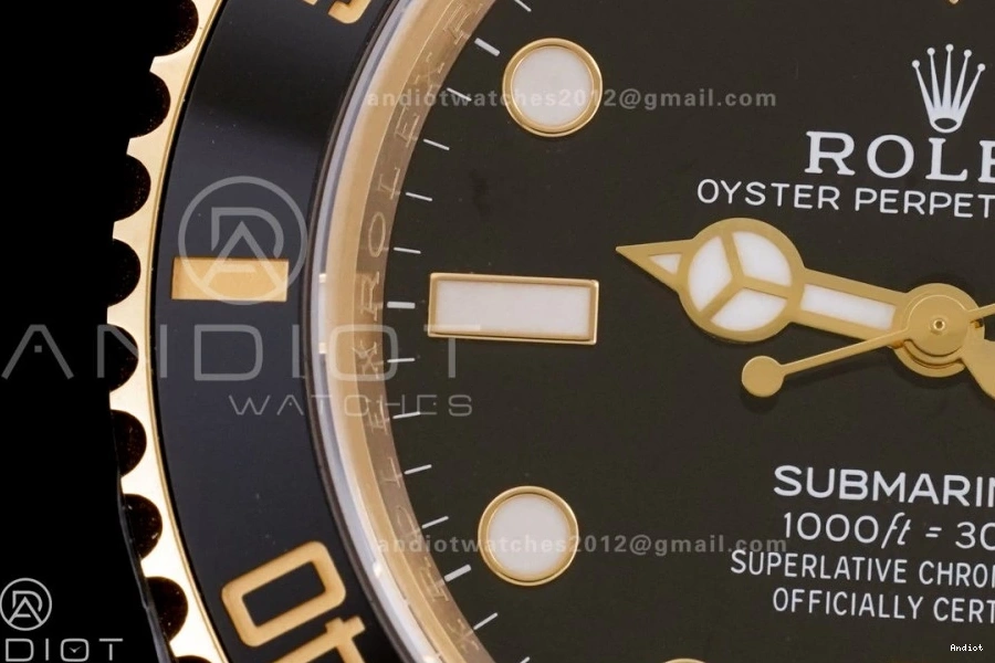 Best Submariner Bracelet Clean YG 1:1 Functional On Edition LN 126618 Dial 1141 Black YG SH 0723